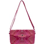 Pink Pour  Removable Strap Clutch Bag
