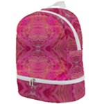 Pink Pour  Zip Bottom Backpack