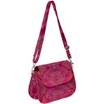 Pink Pour  Saddle Handbag