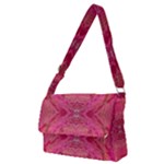Pink Pour  Full Print Messenger Bag (M)