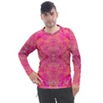 Pink Pour  Men s Pique Long Sleeve T-Shirt