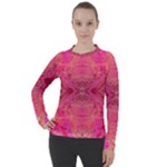 Pink Pour  Women s Pique Long Sleeve T-Shirt