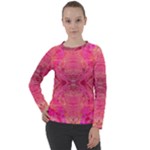 Pink Pour  Women s Long Sleeve Raglan T-Shirt