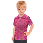 Pink Pour  Kids  Polo T-Shirt