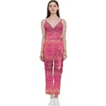 Pink Pour  V-Neck Camisole Jumpsuit