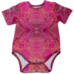 Pink Pour  Baby Short Sleeve Bodysuit