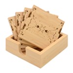 Pink Pour  Bamboo Coaster Set