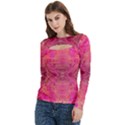 Women s Cut Out Long Sleeve T-Shirt 