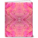 Pink Pour  7  x 9  Softcover Notebook
