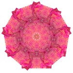 Pink Pour  Automatic Folding Umbrella with Case (Medium)