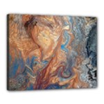 Blue flow Canvas 20  x 16  (Stretched)