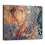 Blue flow Canvas 24  x 20  (Stretched)