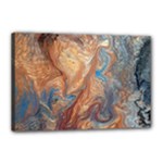 Blue flow Canvas 18  x 12  (Stretched)