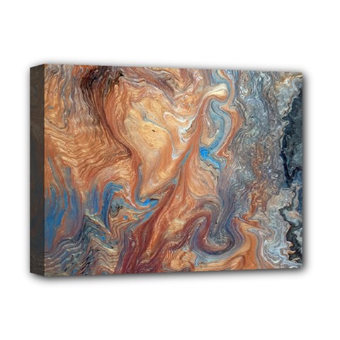 Blue flow Deluxe Canvas 16  x 12  (Stretched)  from ArtsNow.com