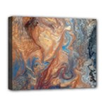 Blue flow Deluxe Canvas 20  x 16  (Stretched)