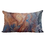 Blue flow 22 x14  Lumbar Throw Cushion Case (Two Sides)