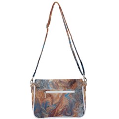 Shoulder Bag with Back Zipper 