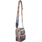 Blue flow Shoulder Strap Belt Bag