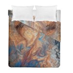 Blue flow Duvet Cover Double Side (Full/ Double Size)
