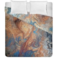 Blue flow Duvet Cover Double Side (California King Size) from ArtsNow.com