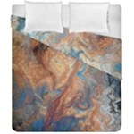 Blue flow Duvet Cover Double Side (California King Size)