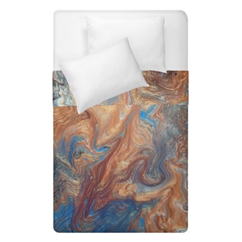 Blue flow Duvet Cover Double Side (Single Size) from ArtsNow.com
