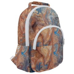 Rounded Multi Pocket Backpack 
