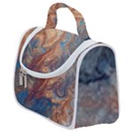 Blue flow Satchel Handbag