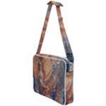 Blue flow Cross Body Office Bag