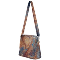 Zipper Messenger Bag 