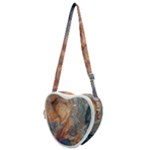 Blue flow Heart Shoulder Bag