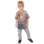 Blue flow Kids  Raglan T-Shirt