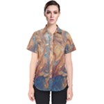 Blue flow Women s Short Sleeve Shirt