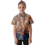 Blue flow Kids  Short Sleeve Shirt