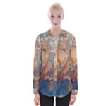 Blue flow Womens Long Sleeve Shirt