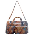 Blue flow Sports Gym Duffle Bag with Shoe Compartment