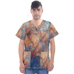 Men s V-Neck Scrub Top 