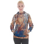 Blue flow Women s Hooded Pullover