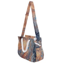 Rope Handles Shoulder Strap Bag 