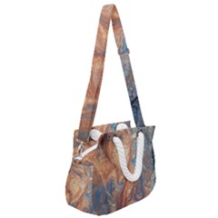 Rope Handles Shoulder Strap Bag 