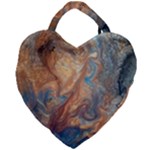 Blue flow Giant Heart Shaped Tote