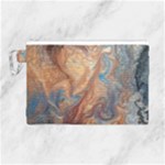 Blue flow Canvas Cosmetic Bag (Large)