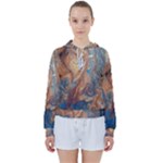 Blue flow Women s Tie Up Sweat