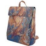 Blue flow Flap Top Backpack