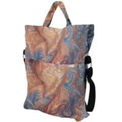 Fold Over Handle Tote Bag 