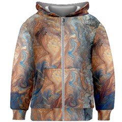 Kids  Zipper Hoodie Without Drawstring 