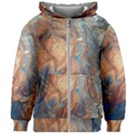 Blue flow Kids  Zipper Hoodie Without Drawstring