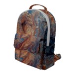 Blue flow Flap Pocket Backpack (Large)