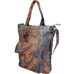 Blue flow Shoulder Tote Bag