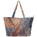Blue flow Full Print Shoulder Bag